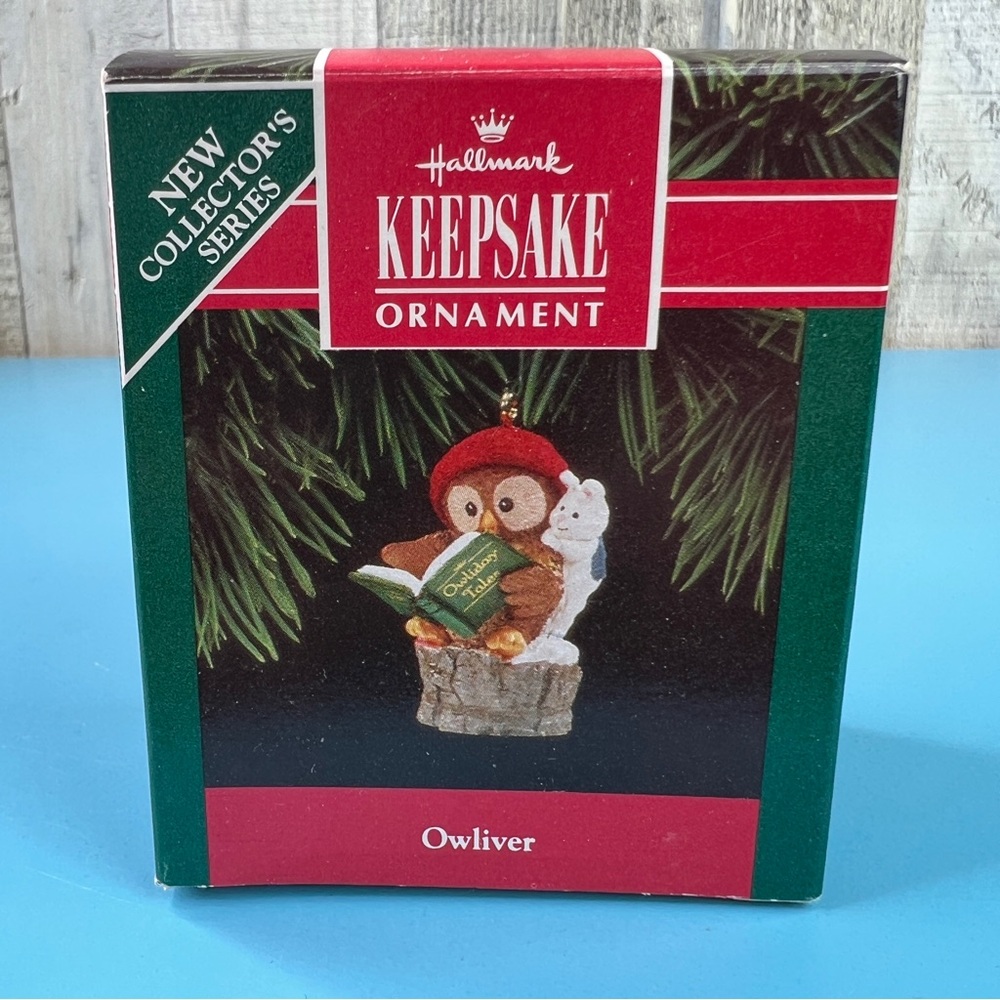 Hallmark Keepsake Ornament Owliver New Collector Series Handcrafted Dated 1992